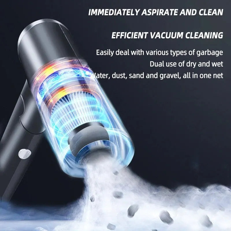 1PC Wireless Vacuum Cleaner Dual Use for Home and Car