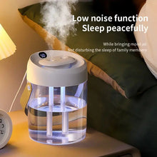 Lade das Bild in den Galerie-Viewer, 2L Large Capacity Dual Spray Air Humidifier USB Essential
